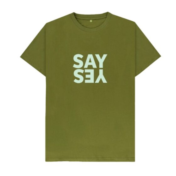SAY YES <BR>Unisex Organic T-Shirt